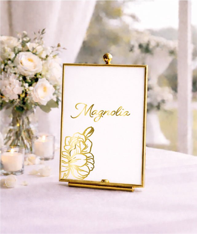 Jonquille - Nom de table - Nom de table - Luxe Carterie Studio