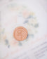 "Juliette" - Faire-part de mariage fleuris élégant et romantique avec dorure or et wax seal – Wedding stationery - Création Luxe Carterie Studio