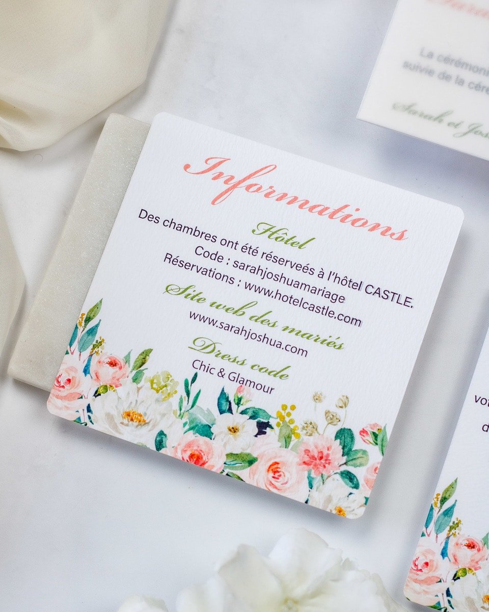 Juliette - Echantillon - Faire - part - Luxe Carterie Studio