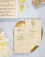 "Kali" - Faire-part de mariage chic, élégant et romantique avec dorure or - Wedding stationery - Création Luxe Carterie Studio