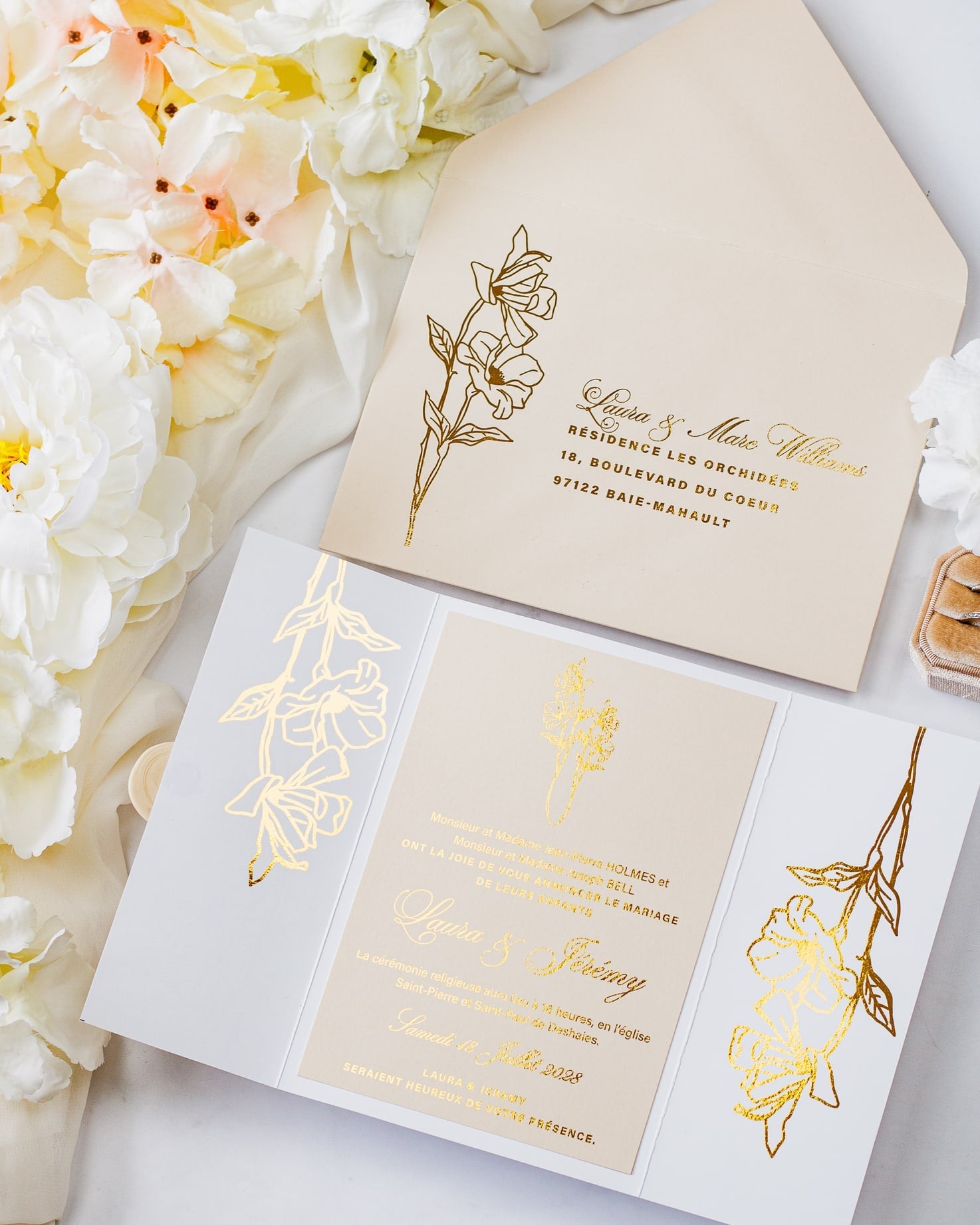 Kali - Echantillon - Faire - part - Luxe Carterie Studio