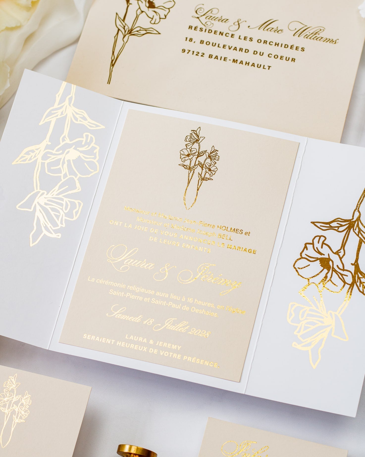 Kali - Echantillon - Faire - part - Luxe Carterie Studio