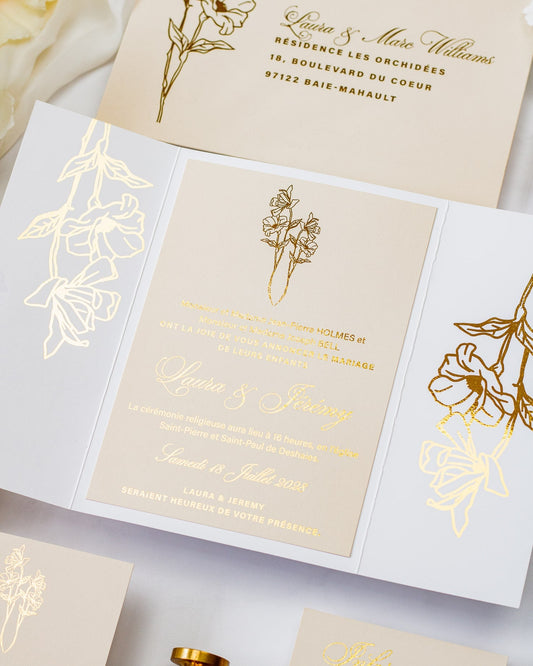 Kali - Echantillon - Faire - part - Luxe Carterie Studio