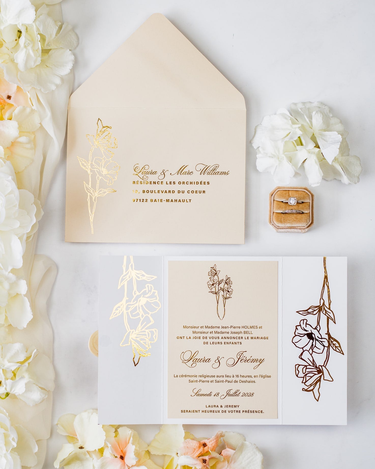 Kali - Echantillon - Faire - part - Luxe Carterie Studio