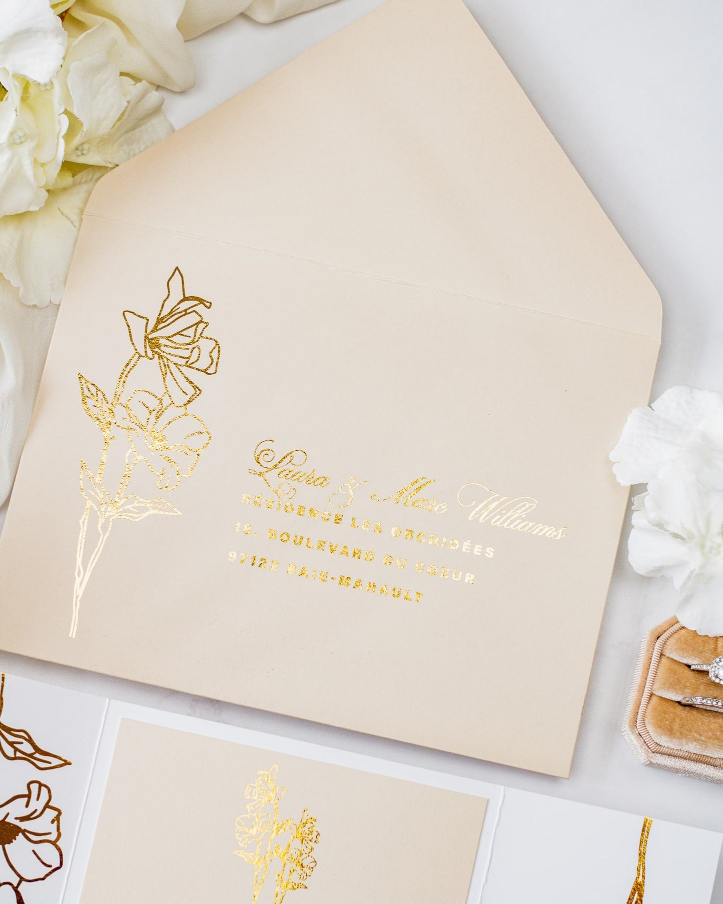 Kali - Echantillon - Faire - part - Luxe Carterie Studio