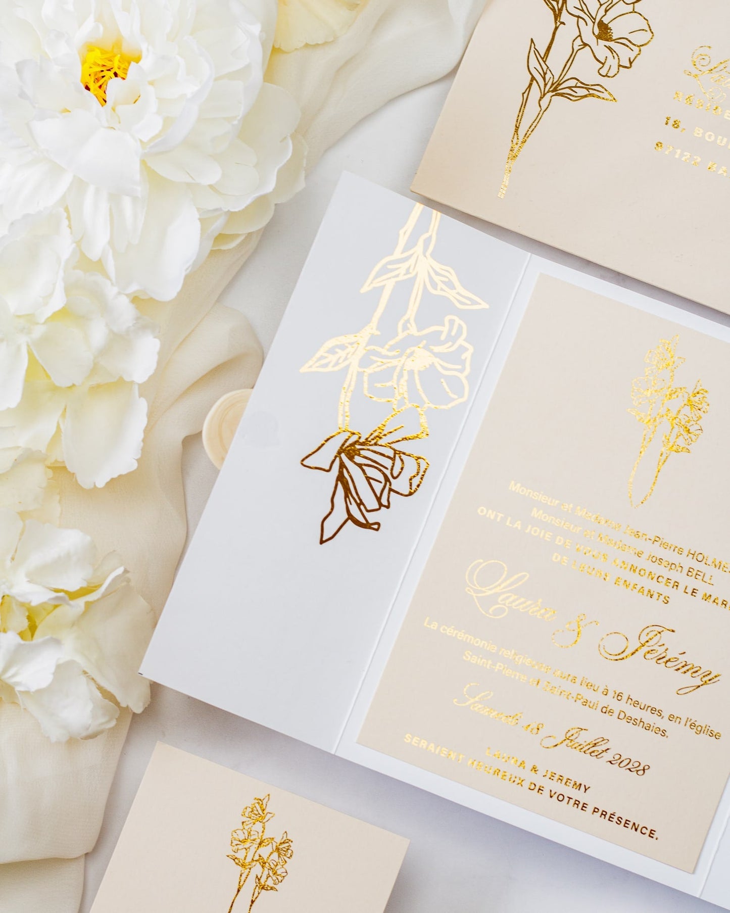 Kali - Echantillon - Faire - part - Luxe Carterie Studio