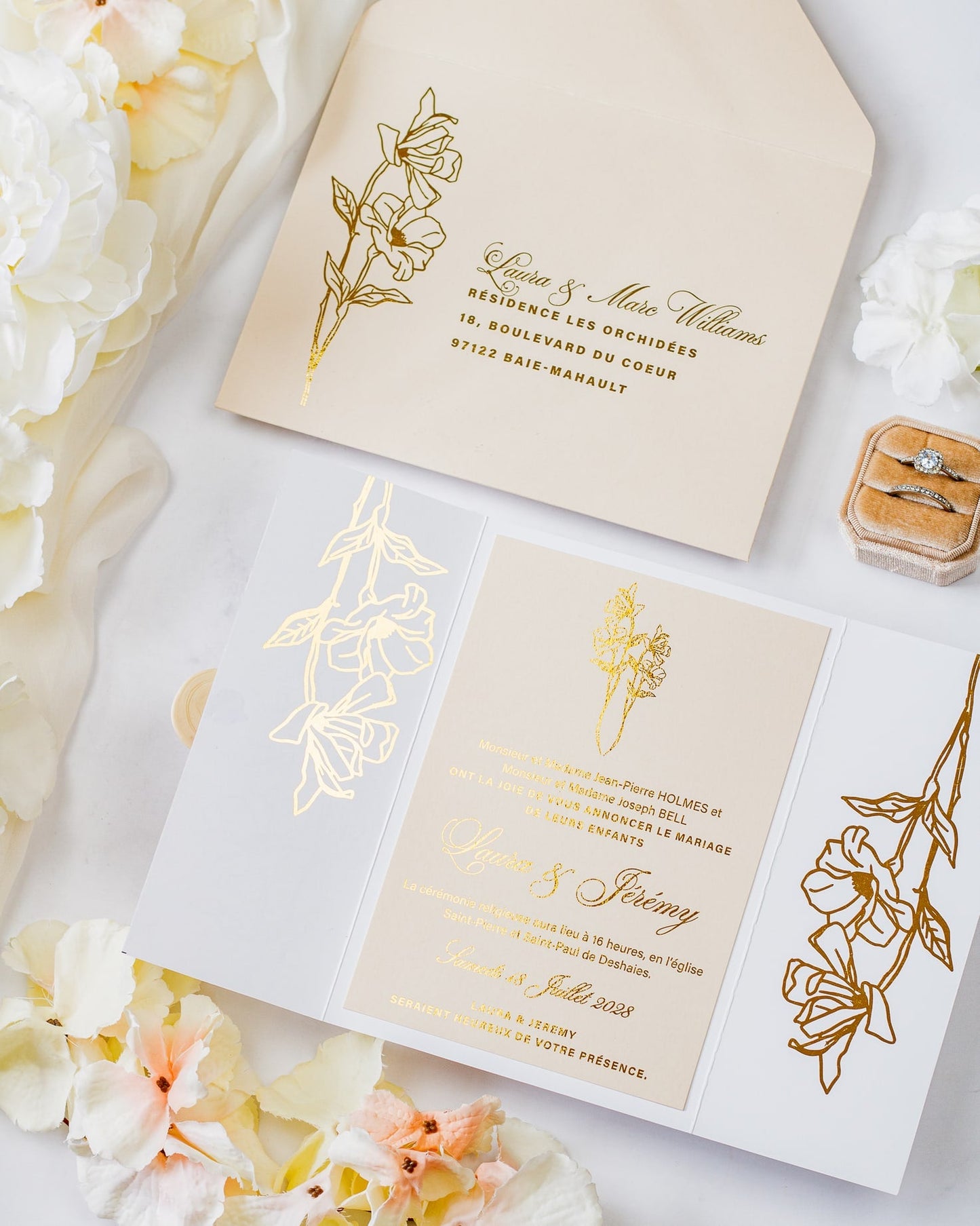 Kali - Echantillon - Faire - part - Luxe Carterie Studio