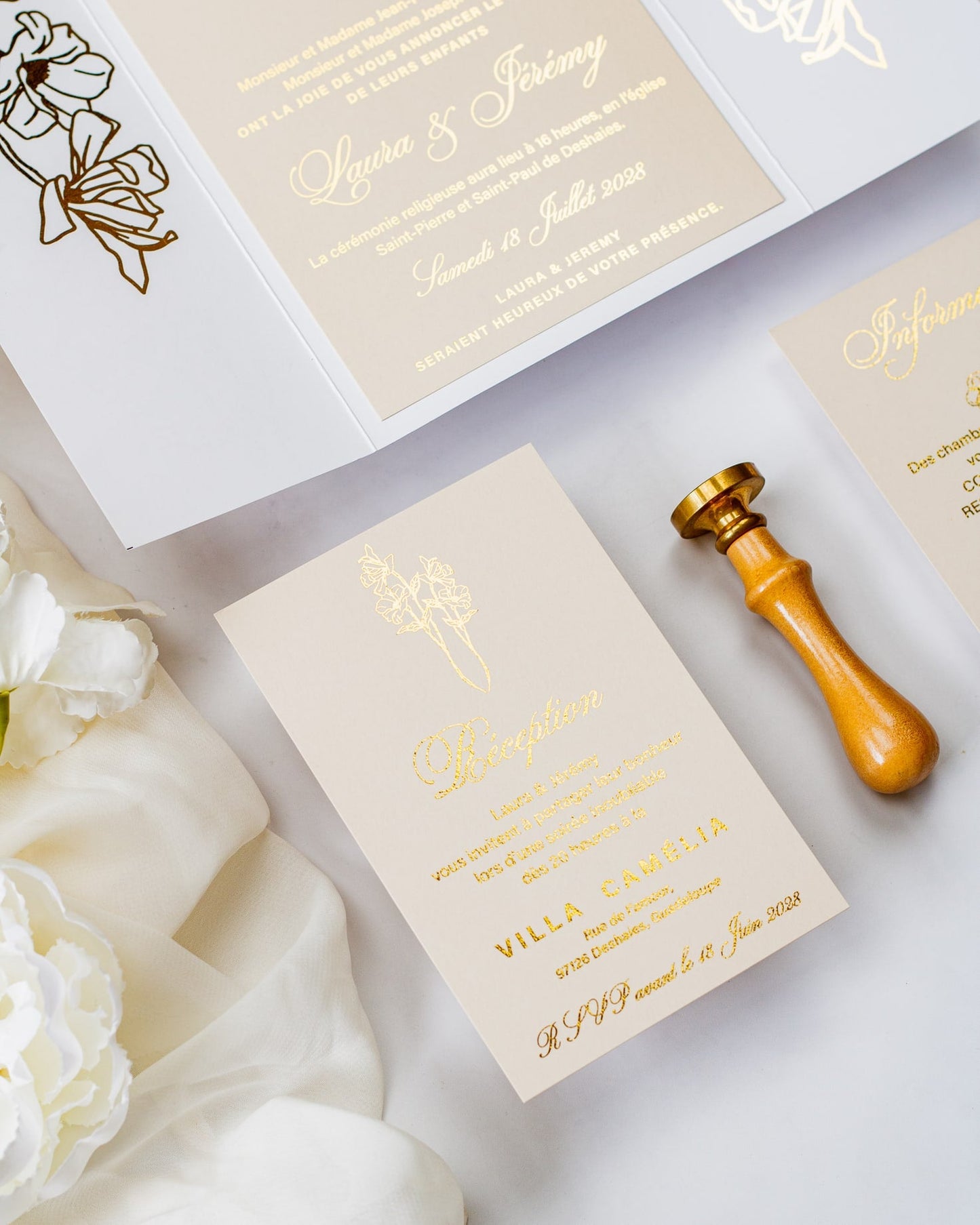 Kali - Echantillon - Faire - part - Luxe Carterie Studio