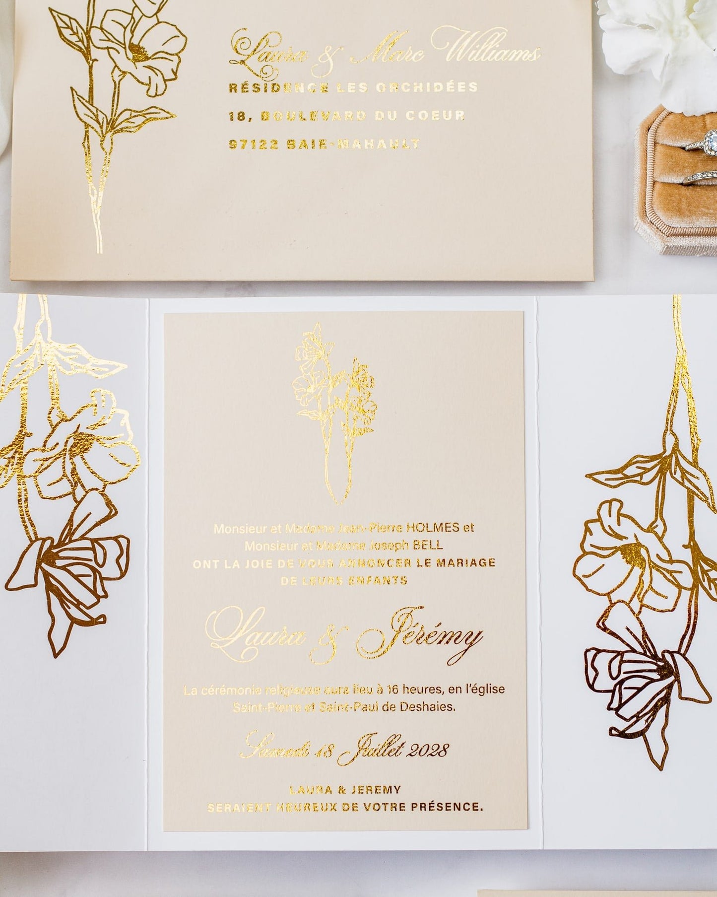 Kali - Echantillon - Faire - part - Luxe Carterie Studio