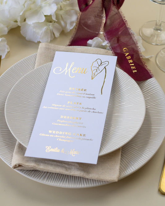 Kaya - Menu - Menu - Luxe Carterie Studio