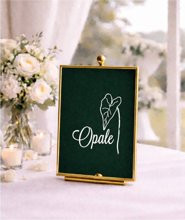 Kaya - Nom de table - Nom de table - Luxe Carterie Studio