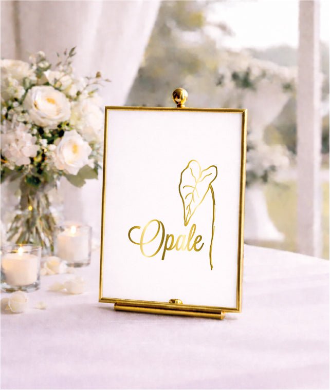 Kaya - Nom de table - Nom de table - Luxe Carterie Studio