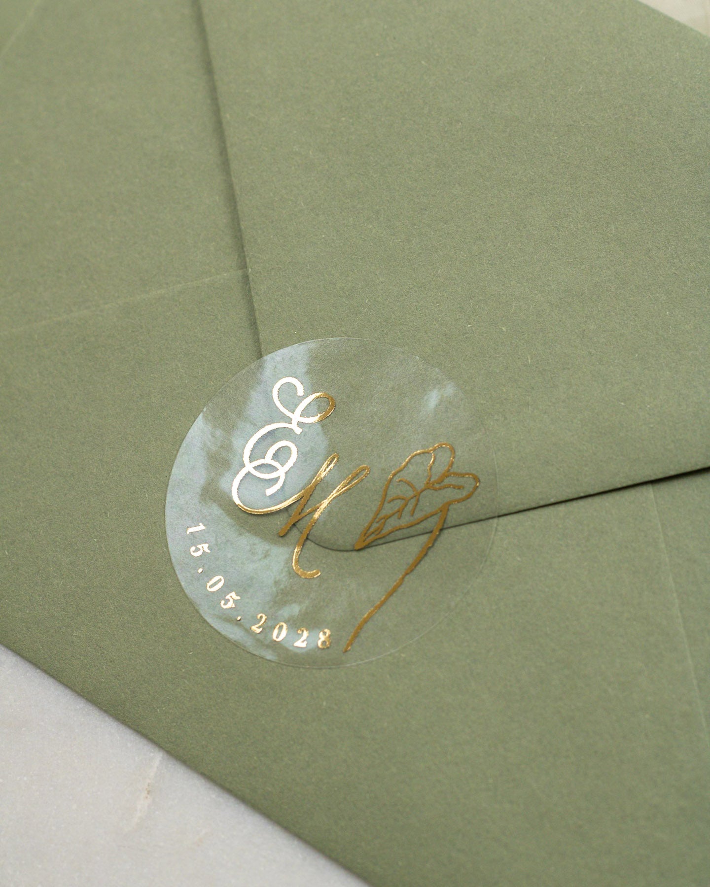 Kaya - Sticker (lot de 15) - Stickers étiquettes - 4 cm - Lot de 15 - Luxe Carterie Studio