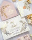 "Kénia" - Faire-part de mariage chic, élégant et romantique avec dorure or - Wedding stationery - Création Luxe Carterie Studio