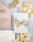 "Kénia" - Faire-part de mariage chic, élégant et romantique avec dorure or - Wedding stationery - Création Luxe Carterie Studio