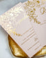 "Kénia" - Faire-part de mariage chic, élégant et romantique avec dorure or - Wedding stationery - Création Luxe Carterie Studio