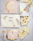 "Kénia" - Faire-part de mariage chic, élégant et romantique avec dorure or - Wedding stationery - Création Luxe Carterie Studio