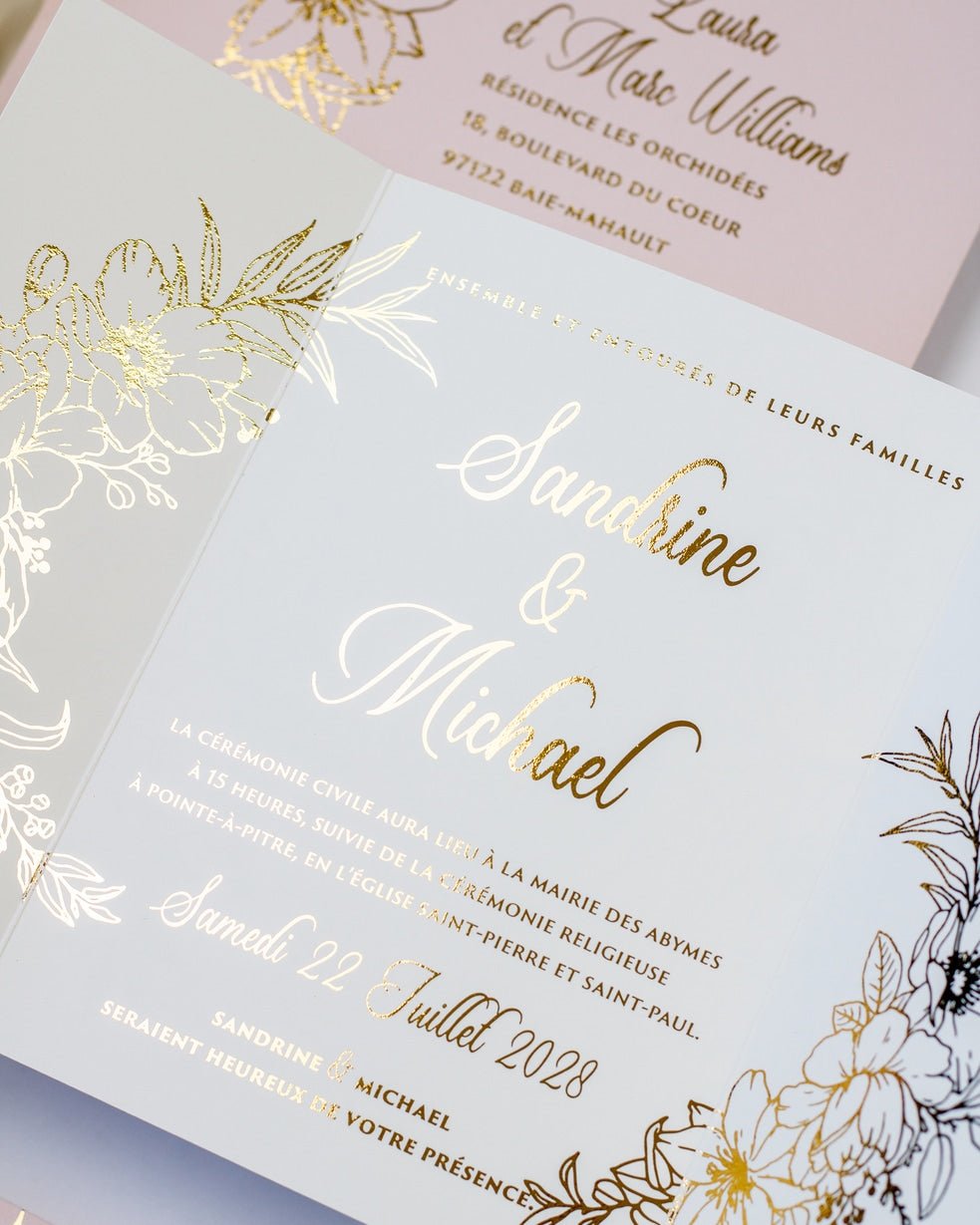 Kénia - Echantillon - Faire - part - Luxe Carterie Studio