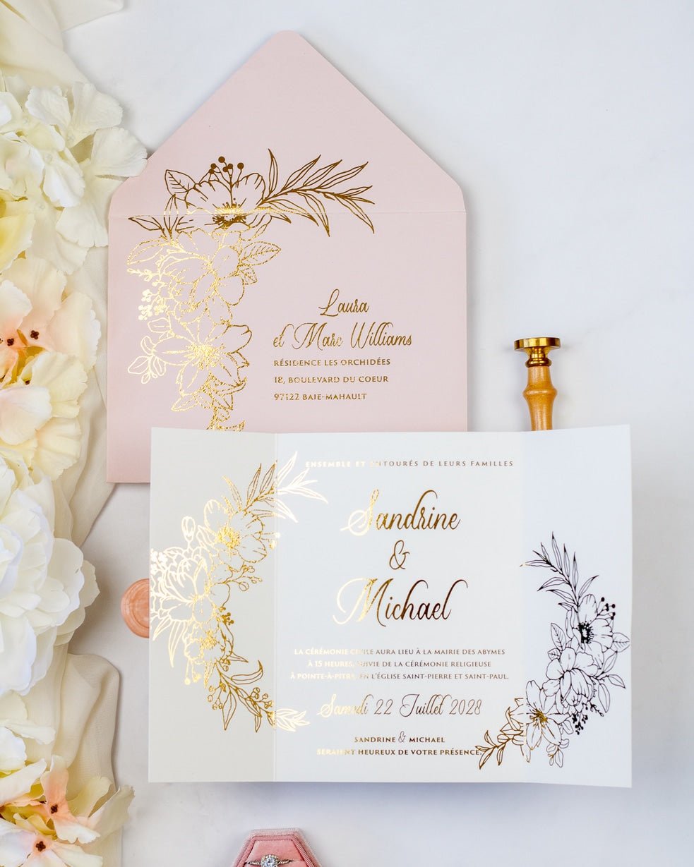 Kénia - Echantillon - Faire - part - Luxe Carterie Studio