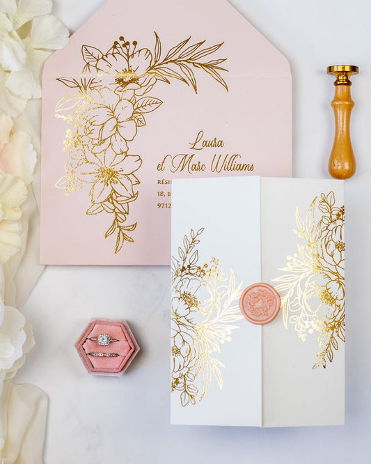 Kénia - Echantillon - Faire - part - Luxe Carterie Studio