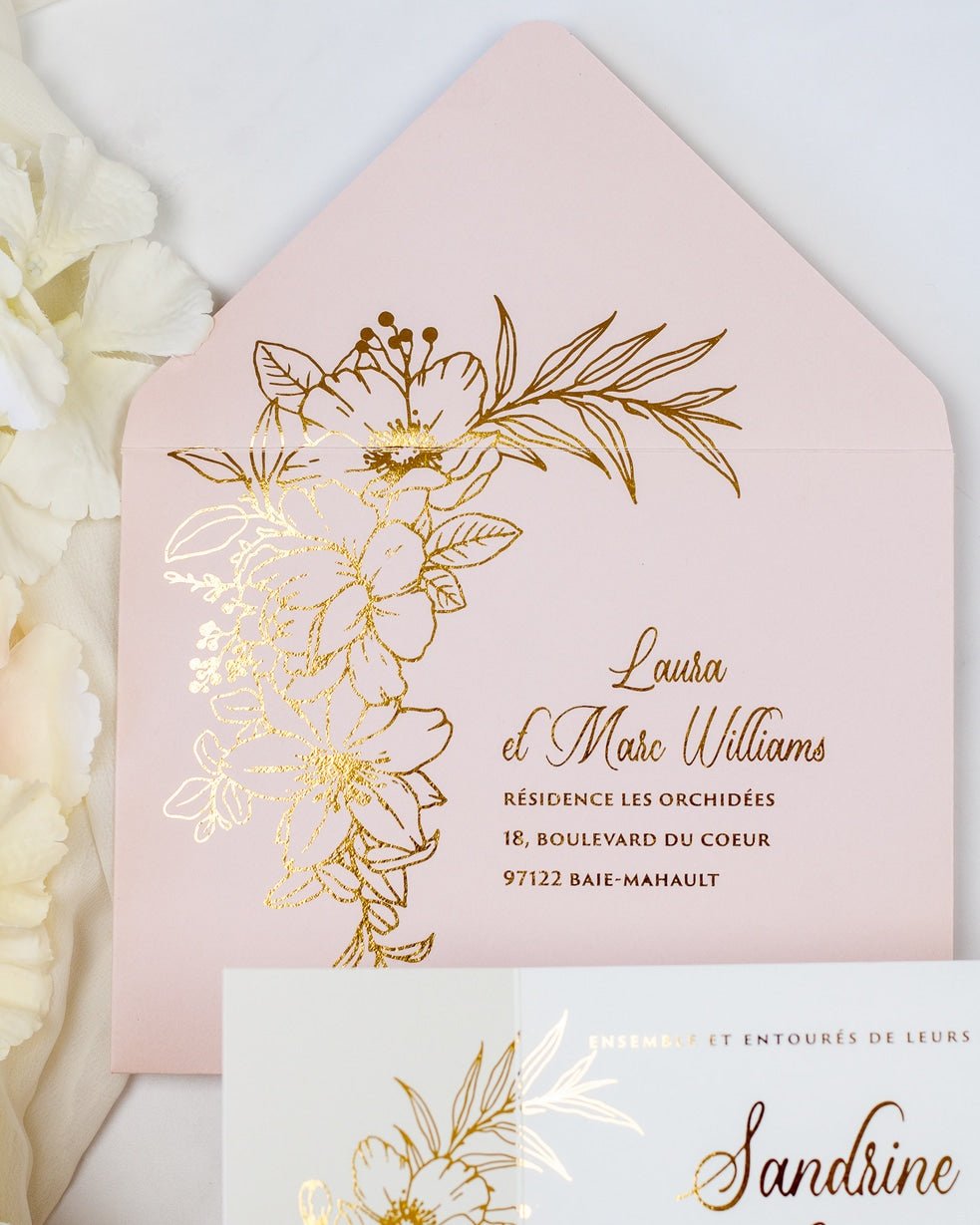 Kénia - Echantillon - Faire - part - Luxe Carterie Studio