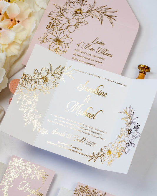 Kénia - Echantillon - Faire - part - Luxe Carterie Studio