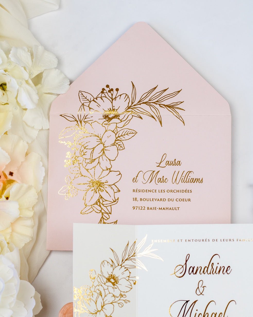 Kénia - Echantillon - Faire - part - Luxe Carterie Studio