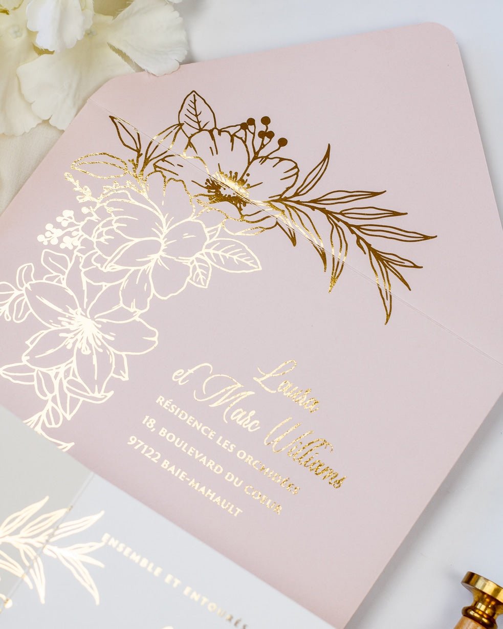 Kénia - Echantillon - Faire - part - Luxe Carterie Studio