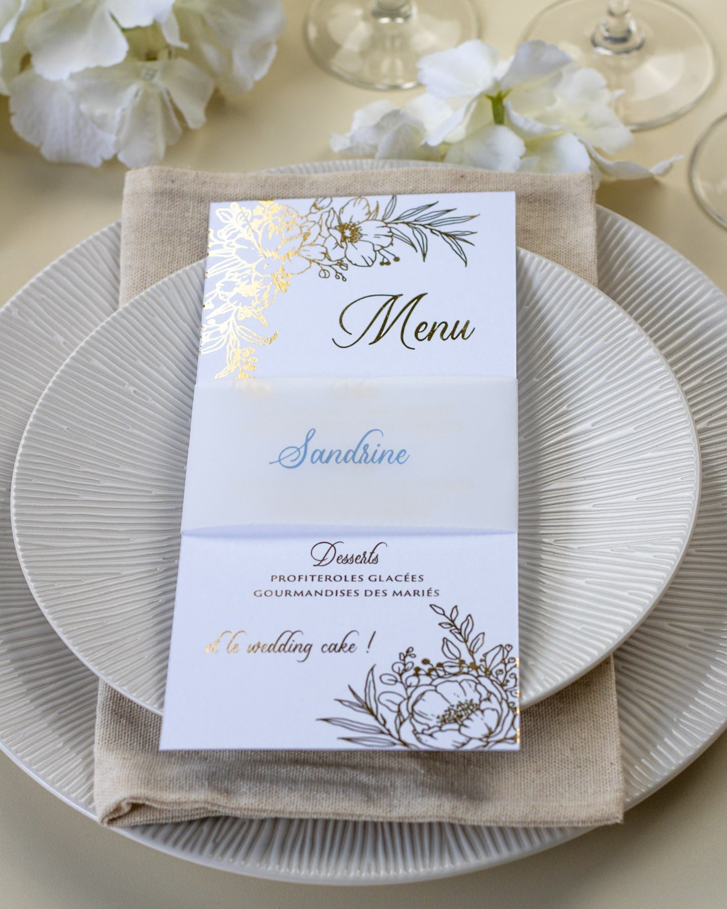 Kénia - menu & marque - place - Menu - Luxe Carterie Studio