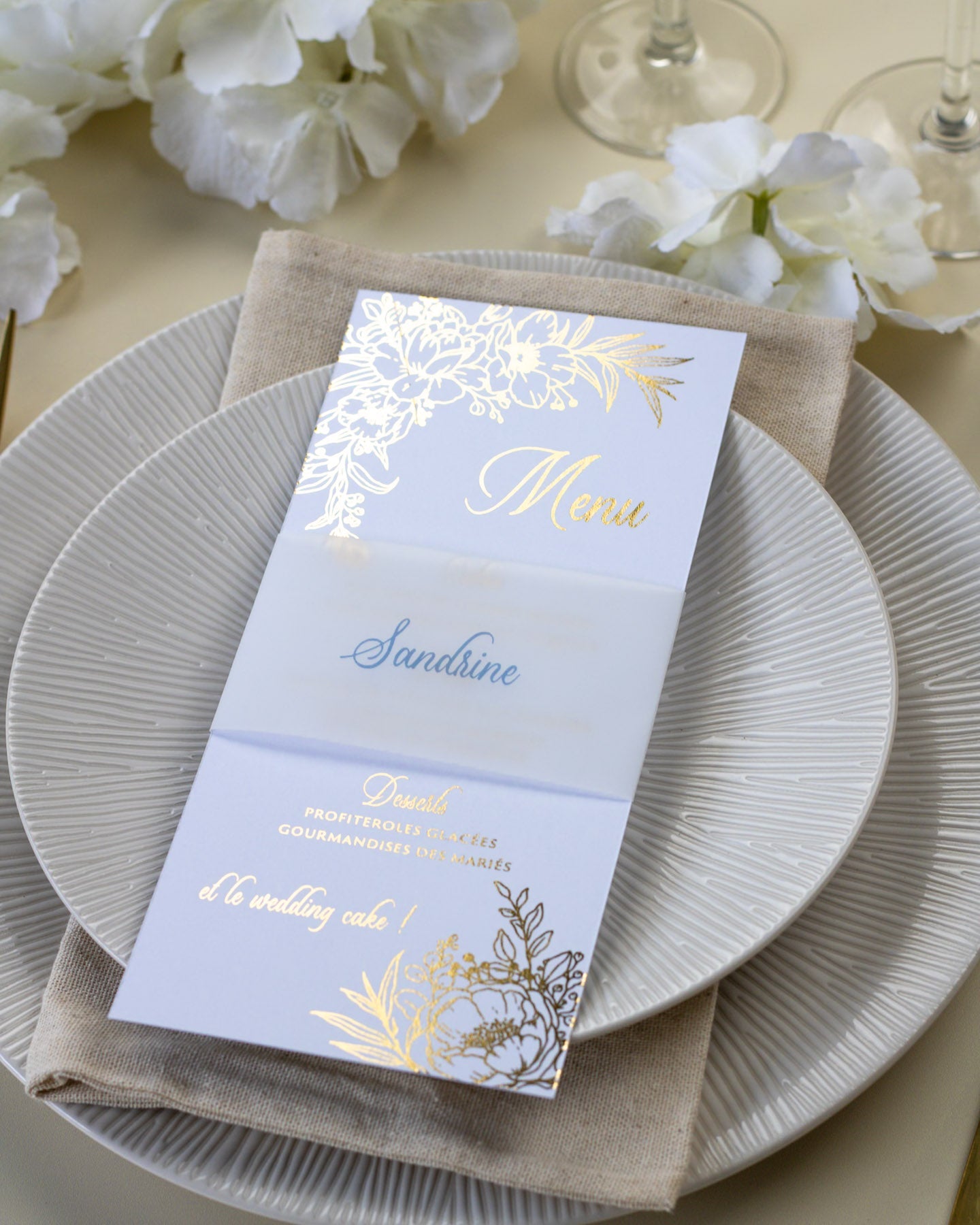 Kénia - menu & marque - place - Menu - Luxe Carterie Studio