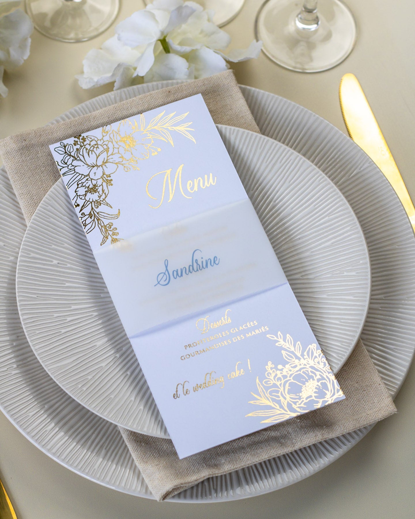 Kénia - menu & marque - place - Menu - Luxe Carterie Studio