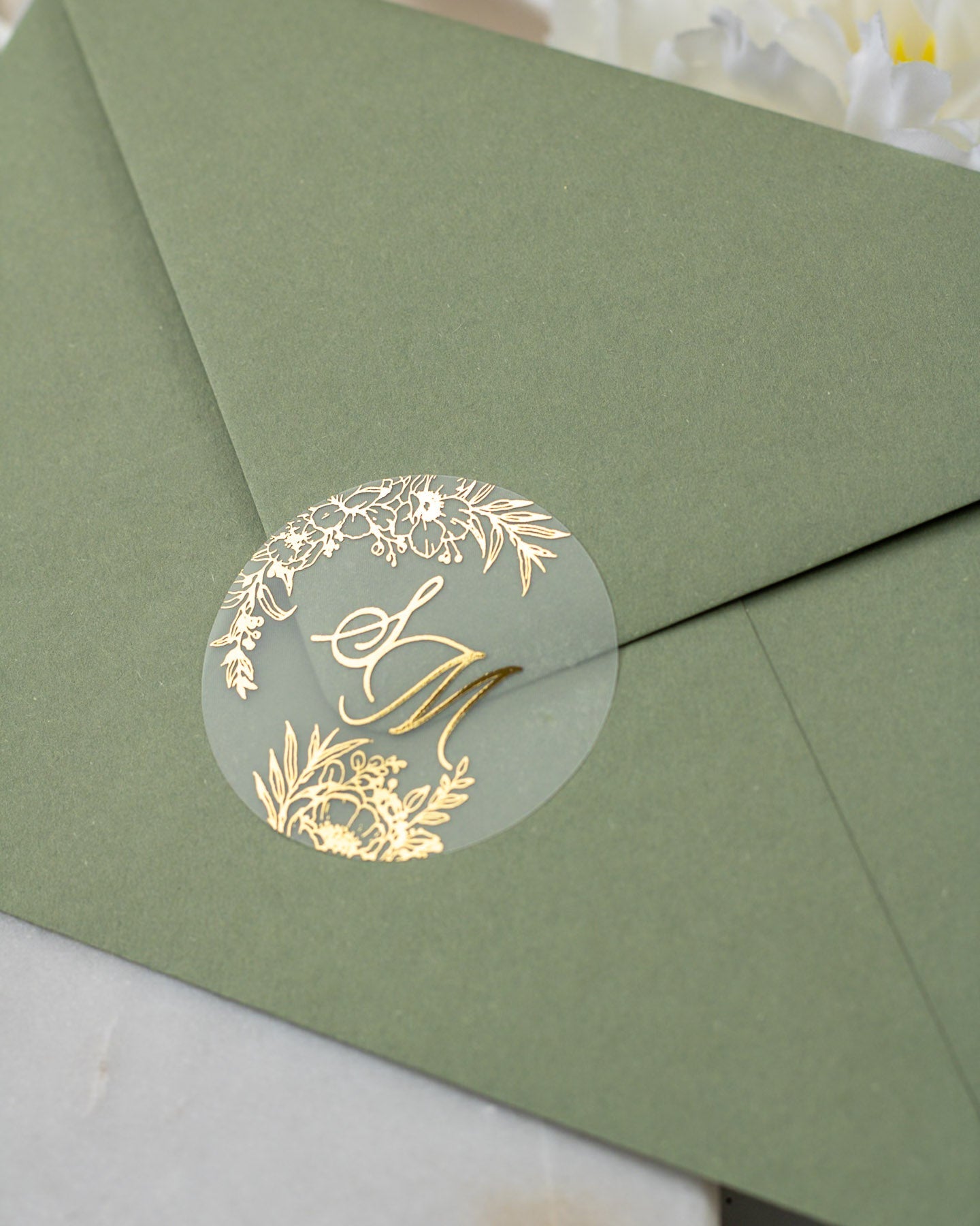 Kénia - Sticker (lot de 15) - Stickers étiquettes - 4 cm - Lot de 15 - Luxe Carterie Studio