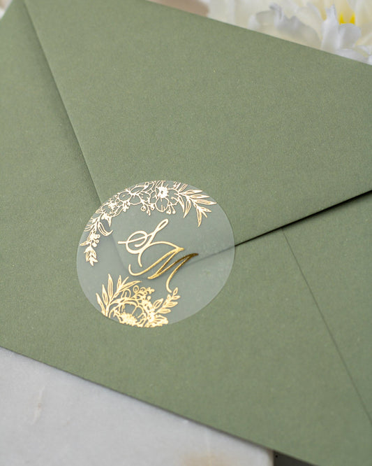 Kénia - Sticker (lot de 15) - Stickers étiquettes - 4 cm - Lot de 15 - Luxe Carterie Studio