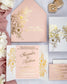 "Kira" - Faire-part de mariage chic, élégant et romantique avec dorure or - Wedding stationery - Création Luxe Carterie Studio