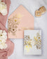 "Kira" - Faire-part de mariage chic, élégant et romantique avec dorure or - Wedding stationery - Création Luxe Carterie Studio