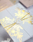 "Kira" - Faire-part de mariage chic, élégant et romantique avec dorure or - Wedding stationery - Création Luxe Carterie Studio