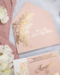 "Kira" - Faire-part de mariage chic, élégant et romantique avec dorure or - Wedding stationery - Création Luxe Carterie Studio