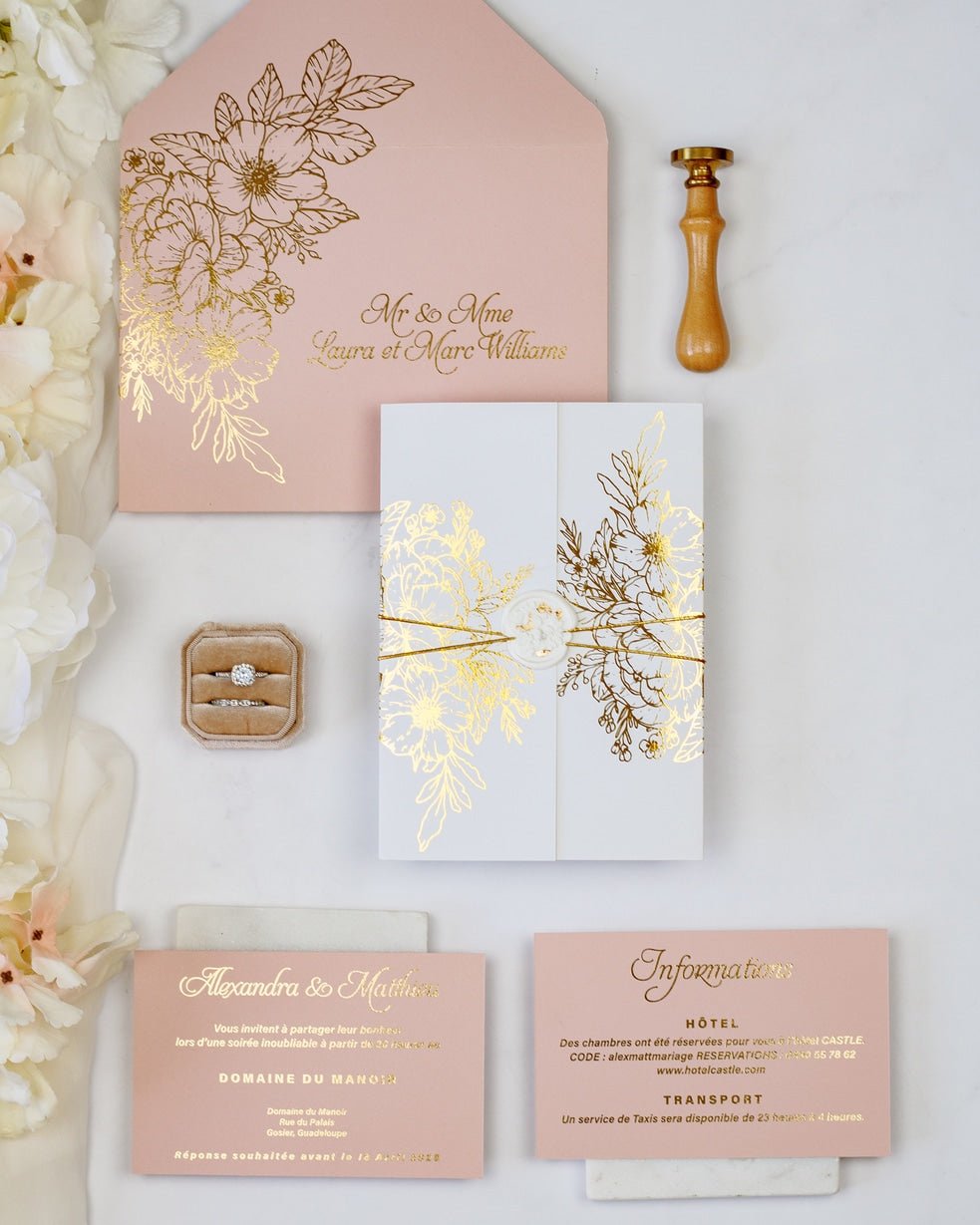 Kira - Echantillon - Faire - part - Luxe Carterie Studio