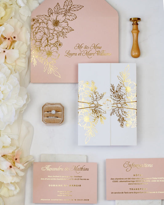 Kira - Echantillon - Faire - part - Luxe Carterie Studio