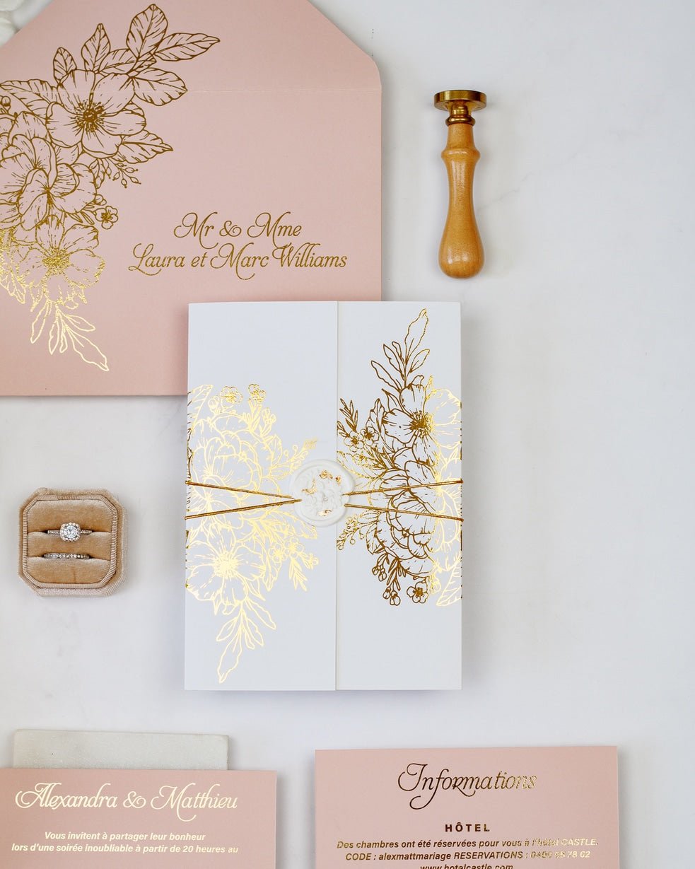 Kira - Echantillon - Faire - part - Luxe Carterie Studio