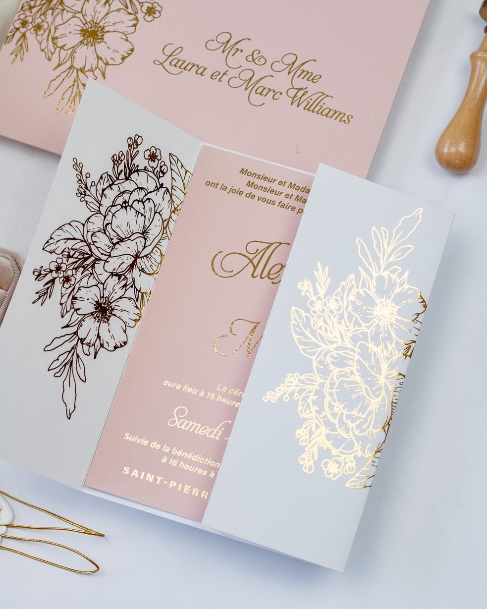 Kira - Echantillon - Faire - part - Luxe Carterie Studio