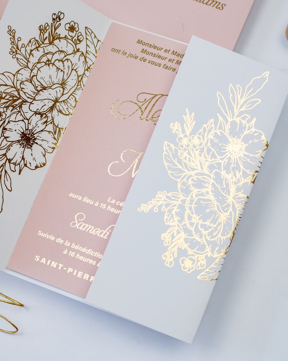 Kira - Echantillon - Faire - part - Luxe Carterie Studio