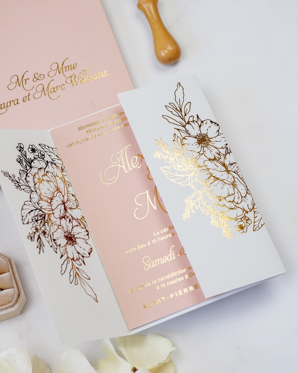 Kira - Echantillon - Faire - part - Luxe Carterie Studio