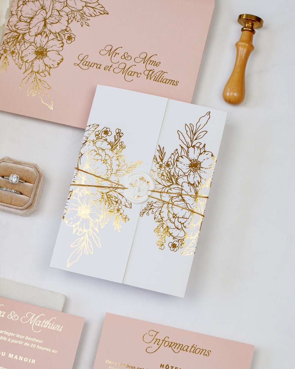 Kira - Echantillon - Faire - part - Luxe Carterie Studio