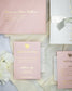 "Kunzite" - Faire-part de mariage chic, élégant et romantique avec dorure or - Wedding stationery - Création Luxe Carterie Studio