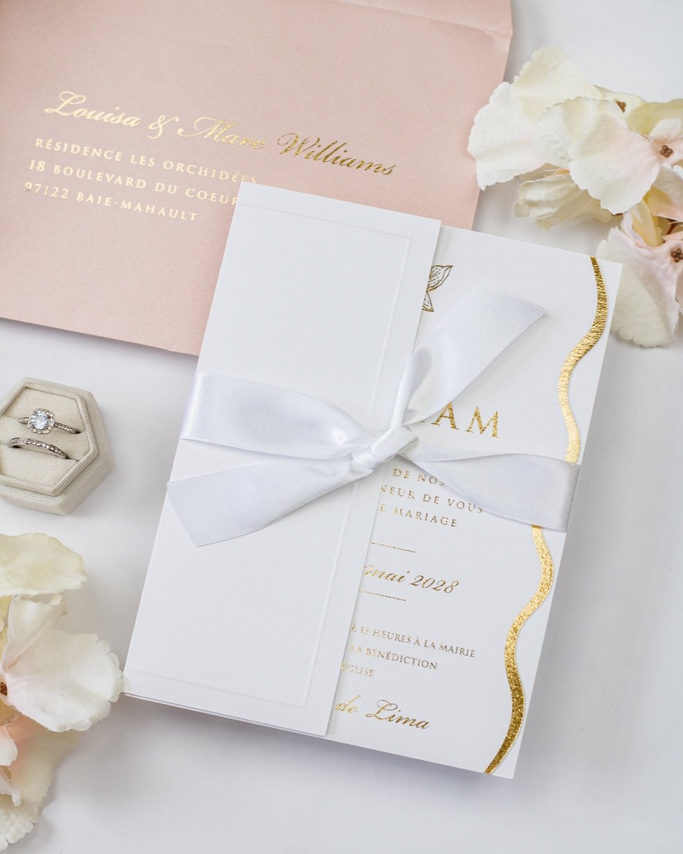 Kunzite - Echantillon - Faire - part - Luxe Carterie Studio