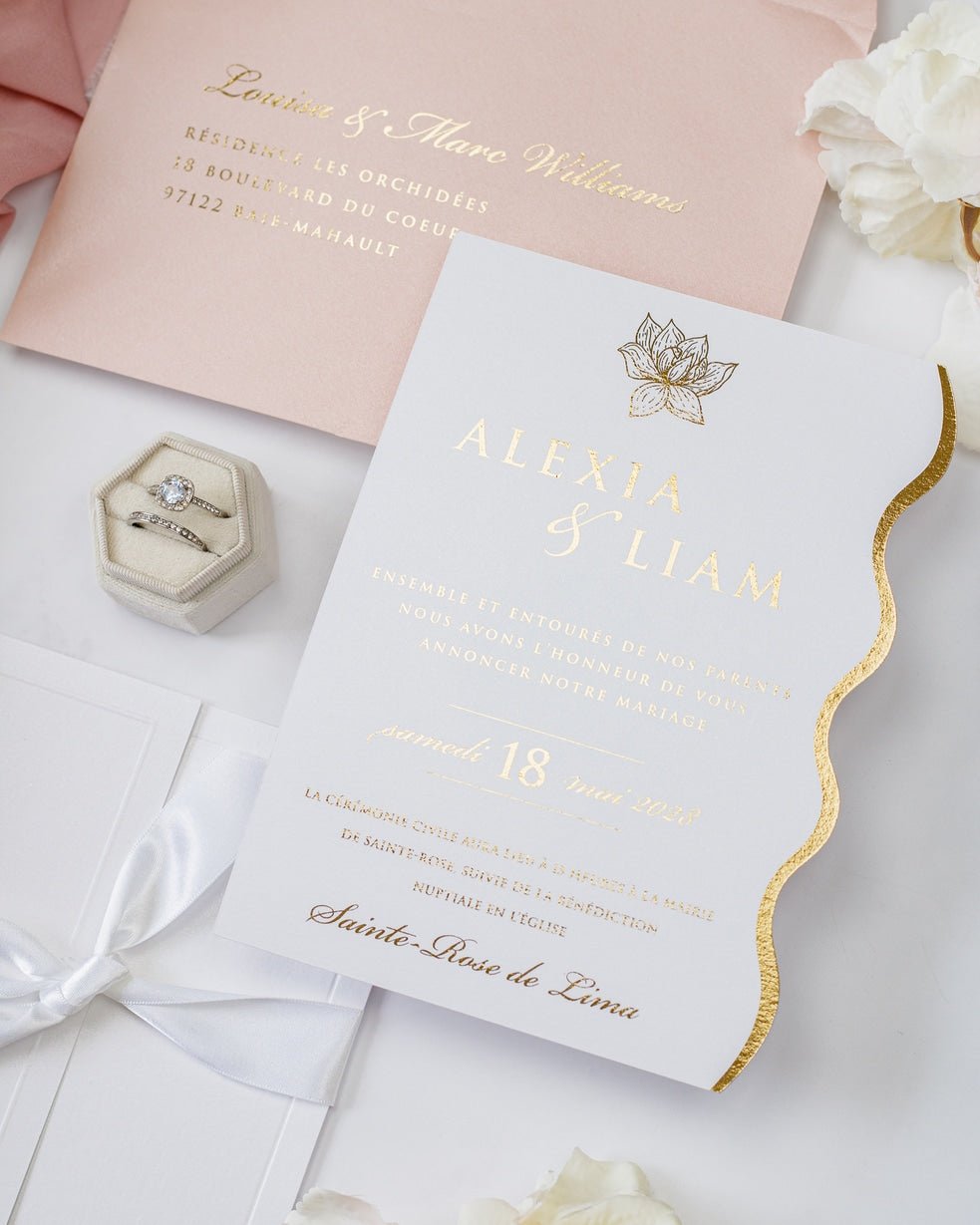 Kunzite - Echantillon - Faire - part - Luxe Carterie Studio