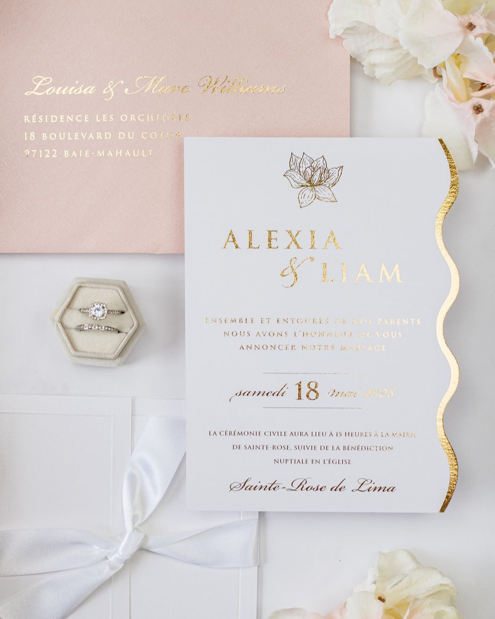 Kunzite - Echantillon - Faire - part - Luxe Carterie Studio