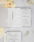 "Lacy" - Faire-part de mariage chic, élégant et romantique avec dorure or - Wedding stationery - Création Luxe Carterie Studio