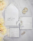 "Lacy" - Faire-part de mariage chic, élégant et romantique avec dorure or - Wedding stationery - Création Luxe Carterie Studio